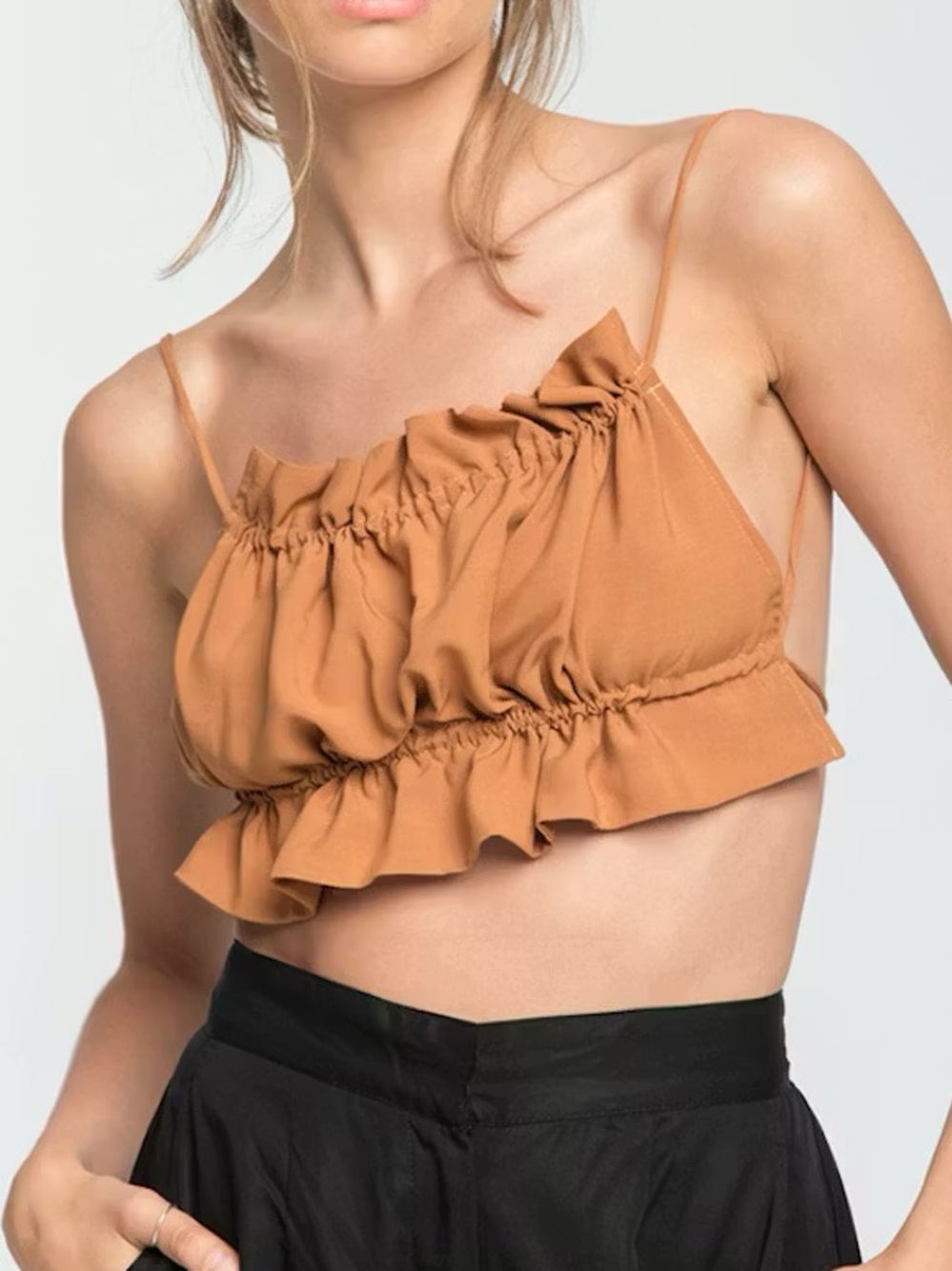 Pretty Garbage Strappy Open Back Tank Top : Small